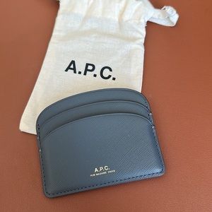 A.P.C Demi lune card holder